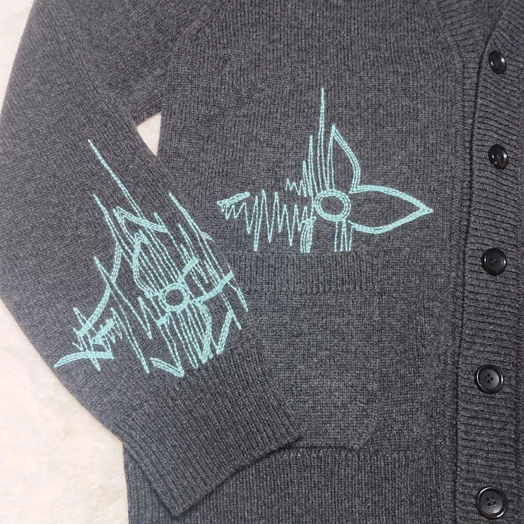 LOUIS VUITTON（LV） Lux Louis Vuitton Cardigan Frequenza Lv Grigio Antracite M