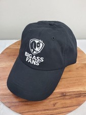 BIG ASS FANS Industrial Hat Embroidered Black Baseball Cap Adjustable Strap
