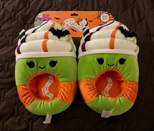 New Squishmallow Halloween Slippers: Ladies Size 6/7 or Child Size 4/5
