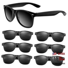 Sunglasses Bulk/12/24/48 Pack Sunglasses Party Favors for Summer Beach 6 Black