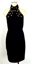 Vintage Enticements By Stephanie Black Halter Dress Women's Size 7/8