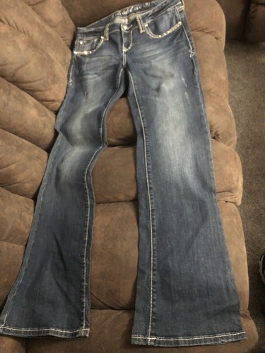 LA Idol USA Jeans Size 9 Rhinestone And 