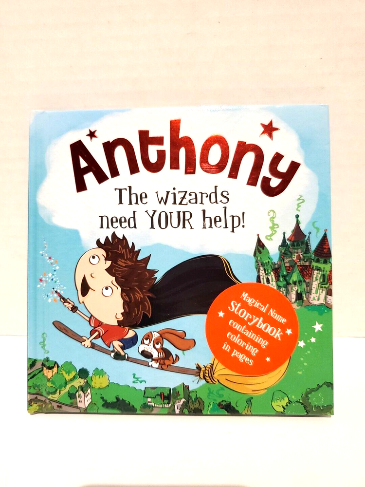 Personalized Name Magical Storybook ANTHONY The Wizards Need Your Help