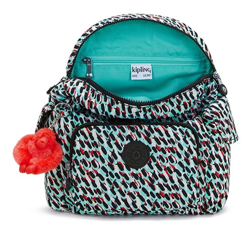 kipling Basic Print City Pack Mini Backpack XS Rucksack Rucksack Abstract Print - Bild 4 von 4
