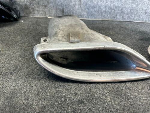 ✔JUEGO DE PUNTA DE TUBO SILENCIADOR ESCAPE TRASERO MERCEDES W213 E400 E350 E300 OEM - Imagen 2 de 7