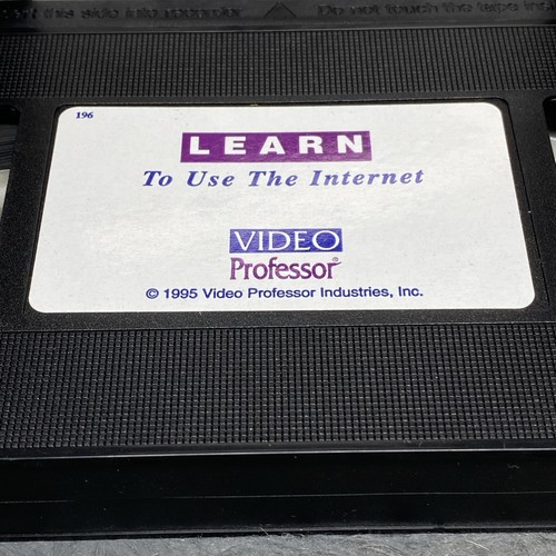 Video Professor: Learn To Use The Internet Computer Software VHS Tape History - Picture 8 of 8