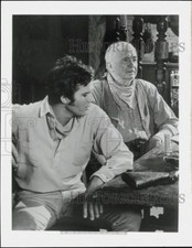 1969 Press Photo Walter Brennan and Dack Rambo in 