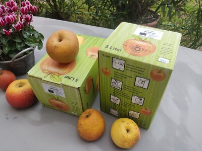 Apfelsaft naturtrüb   Naturland Bio, Bag-in-Box (2x 5l Saftbox) -100% Direktsaft