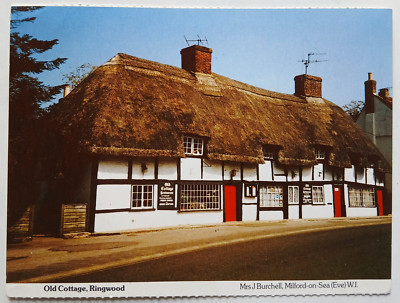 Alte Cottage Ringwood Hampshire Postkarte - unbesendet
