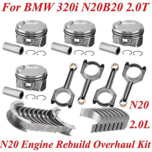2.0L N20 Engine Rebuild Overhaul Kit Fits N26 BMW 125i 320i 328i 428i 528i X1 X3 - Picture 18 of 20