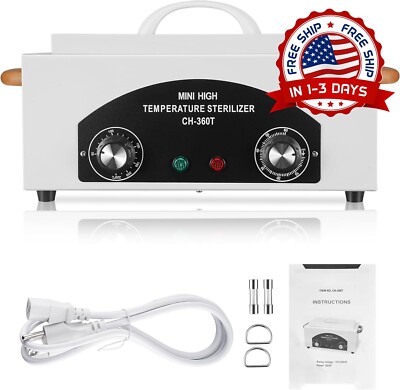 Esterilizador UV Dental Accesorios Desinfeccion De Equipo Salon Sterilizer NEW..