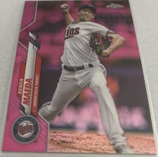 2020 Topps Chrome Baseball Update Kenta Maeda Minnesota Twins Pink Refractor #16