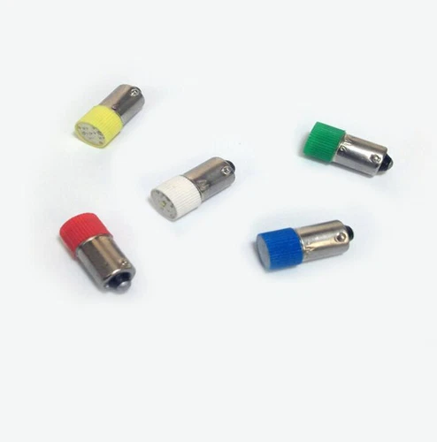 B9 Bajonett LED Instrumentenglühbirne Warnlampe 0,5W 6,3V 12V 24V 110V 220V 380V - Picture 3 of 6