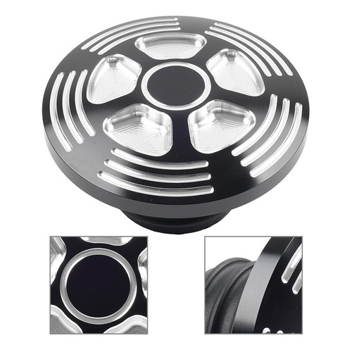 CFuel Gas Tank Cap For Harley Sportster XL883 XL1200 48 Dyna Touring Softail po - Zdjęcie 5 z 20