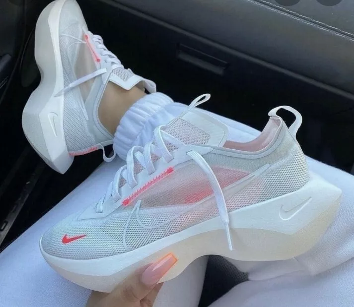 Nike Women s Vista Lite Sneakers White White Laser Crimson CI0905