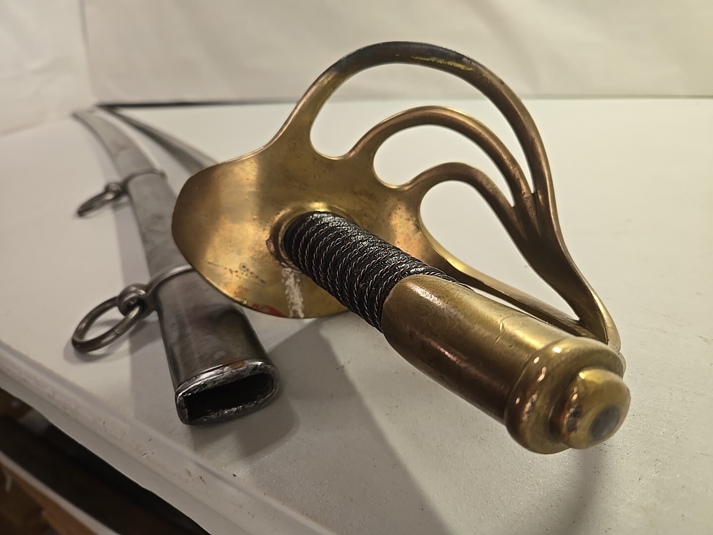 French Model 1822 Heavy Cavalry Sword Saber w/Scabbard