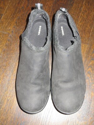 Sorel Men\'s Black Leather Loafers Sz‎ 12 Sorel Mens Madson Low NM2622-010 Black Leather Lace-up  main image 2