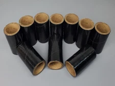 10pc Black Firework Heavy Wall Cardboard Tubes 1-1/4" x 3" x 3/16"