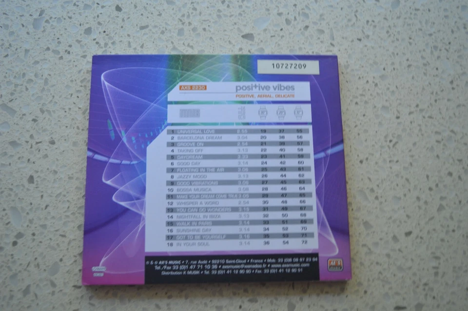 POSITIVE VIBES RARE SOUND EFFECTS CD! LIBRARY MUSIC - Image 3 of 3