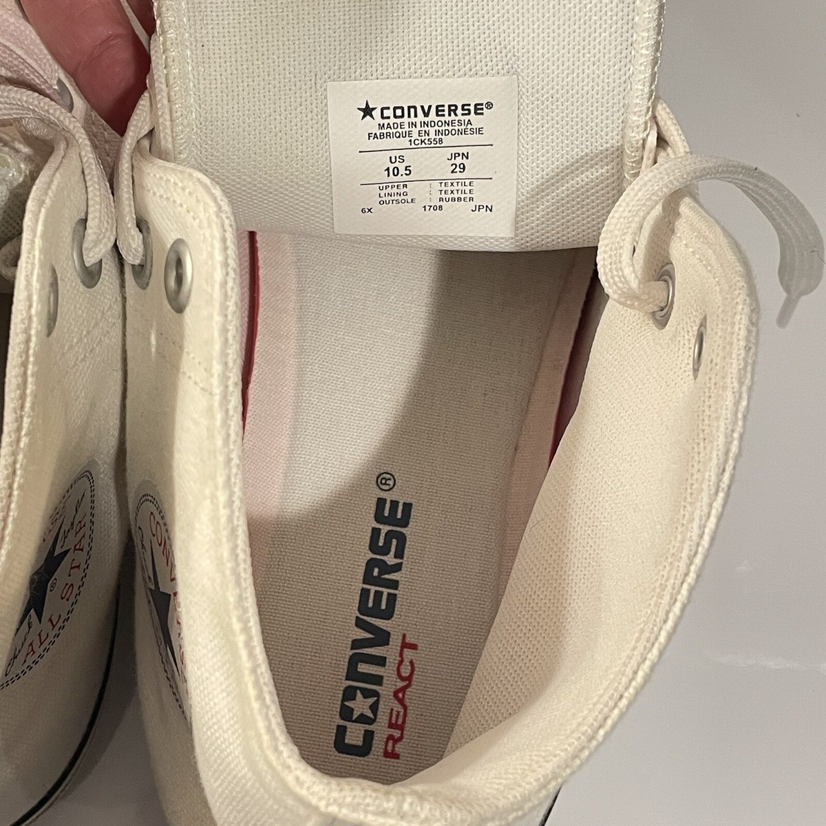 新品未使用☆CONVERSE ALL STAR REACT Converse All Star React 2.0 Gore-Tex Ox High Top 'Black