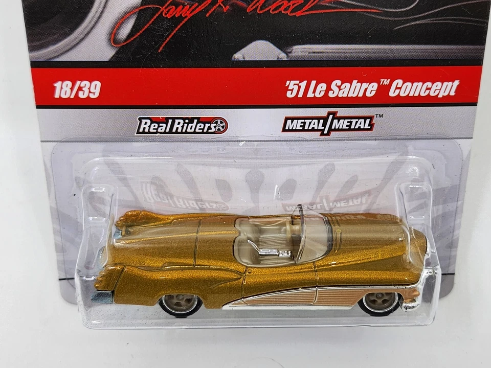 '51 Le Sabre Concept🔥 Hot Wheels Larry's Garage™ Real Riders Metal/Metal 18/39 Foto 3 de 4