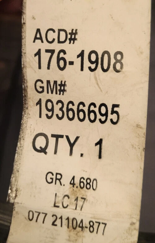 ACDelco 176-1908 Front Driver Side Hydraulic Brake Hose Assembly AD - Image 2 of 2