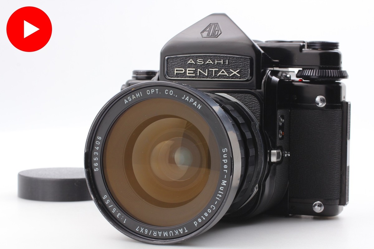 フィルムカメラ smc PENTAX 6x7 4 55mm SMC Pentax-6x7 55mm f/4 Lens with Hood – Film Supply Club