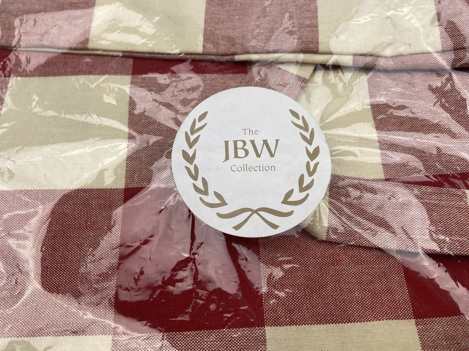 Bolso artesanal punto de cruz a cuadros rojo marrón The JBW Collection Buffalo Check 10 X 10 Foto 2 de 4