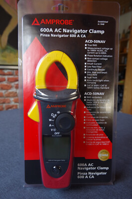 Beha-Amprobe ACD-50NAV Stromzange (ähnl. Fluke) CAT III 1000 V  TRMS - neu OVP