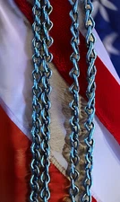 100 FT Cowboy Vaquero STRONG AMERICAN STEEL CHAIN For Bit &Spur Makers