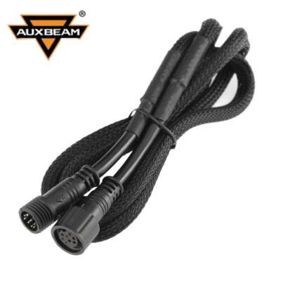 47in Wiring Harness Extension Cable For 6 Gang Switch Panel Controller Box Black