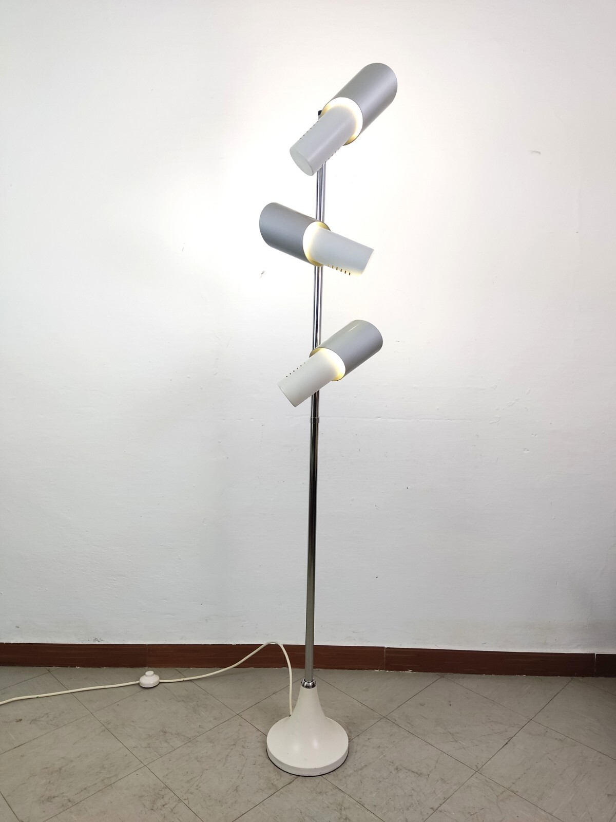 Piantana Lampada Da Terra Design Attrib. Stilnovo Modernariato Anni 70/80