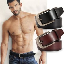Leather Belt Men Fashion Mens Belt 100 Genuine Leather Belt Belts for Men Size