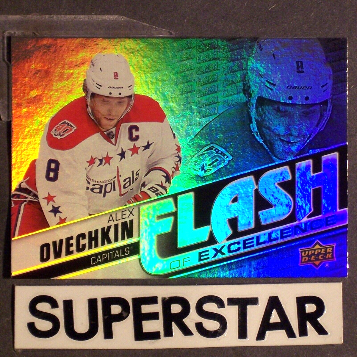 ALEX OVECHKIN 2015/16 Upper Deck Overtime Flash of Excellence #FOE