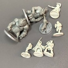 Lot 8 Pcs Game Figure Fit For Dungeons  Dragon D D Miniatures Mini game toy B
