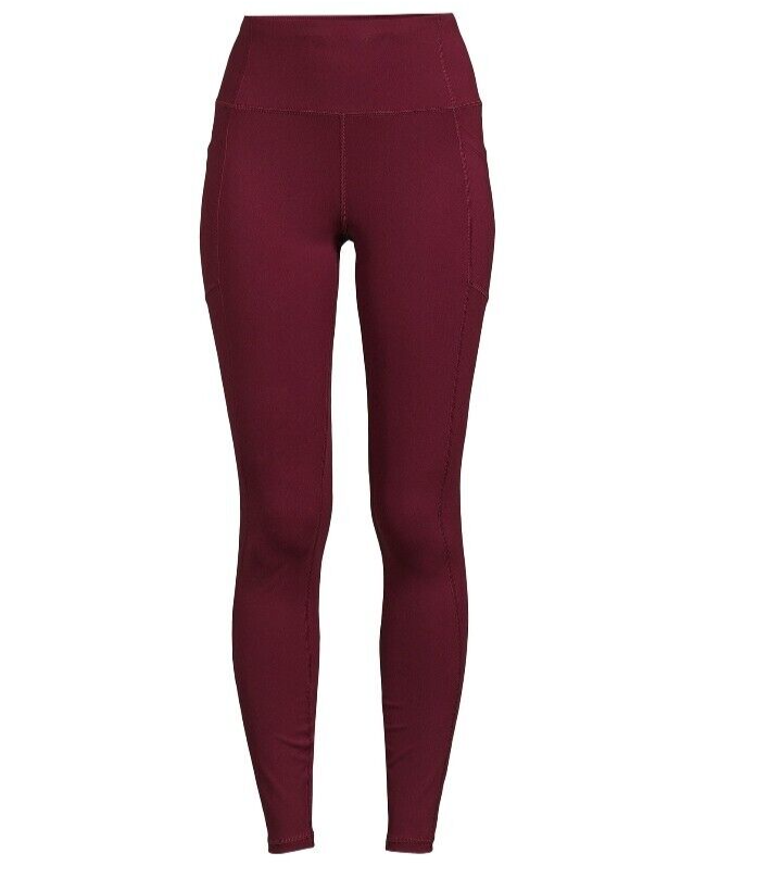 Avia Women’s High Waist Ankle Leggings with Side Pockets, 28