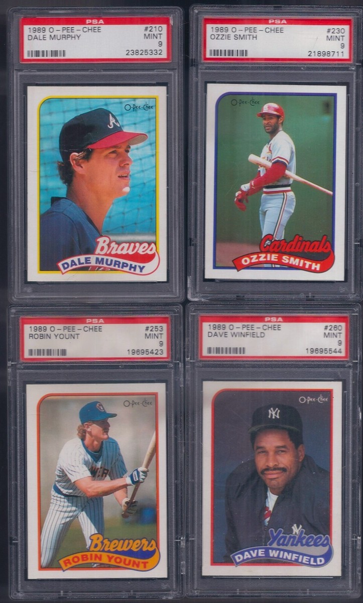 PSA 9 1989 OPC O-pee-chee Topps #11 Bruce Sutter Atlanta Braves