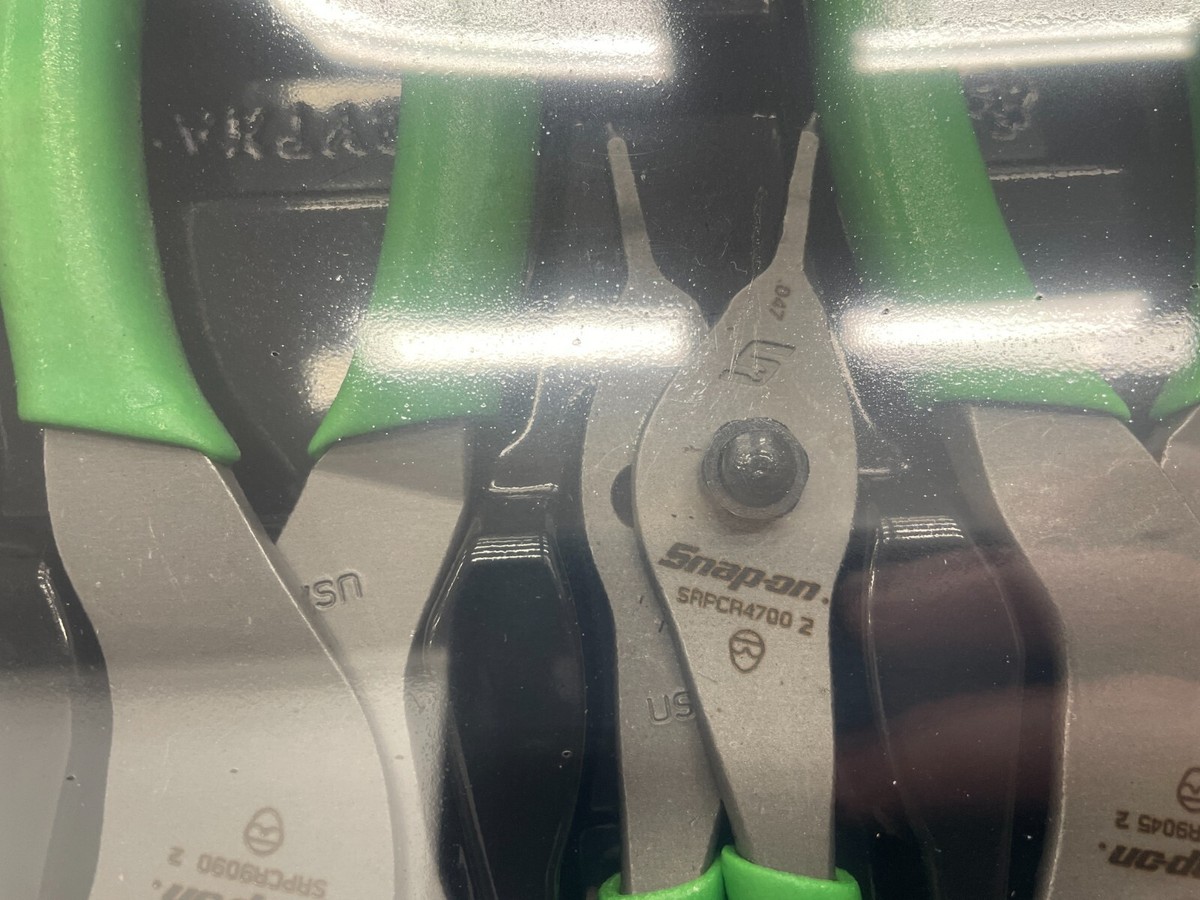 Snap-on Tools USA NEW STYLE GREEN 7PC Quick Release Snap Snap-on Tools USA NEW STYLE GREEN 7PC Quick Release Snap