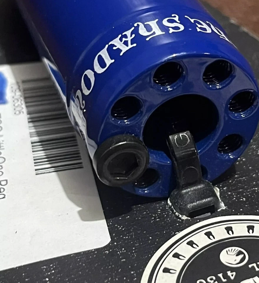 NUEVA Bicicleta The Shadow Conspiracy Little Ones Peg 14mm Azul Perma BMX CNC Heat 4140 Foto 2 de 4