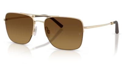 「RT-5070325473」 Oliver Peoples 0OV1343S R-2 503513 Gold Saddle Gradient Squared