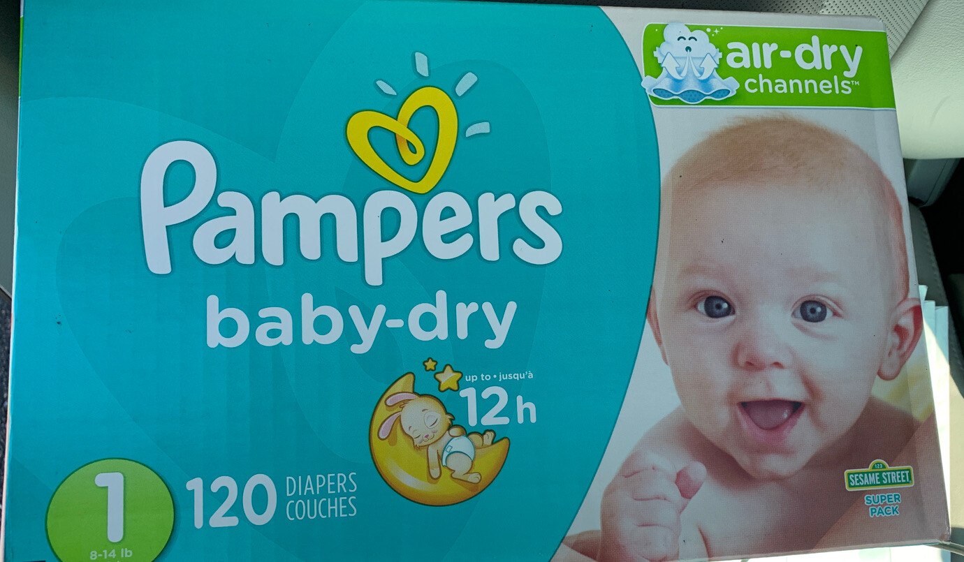 pampers baby dry 120