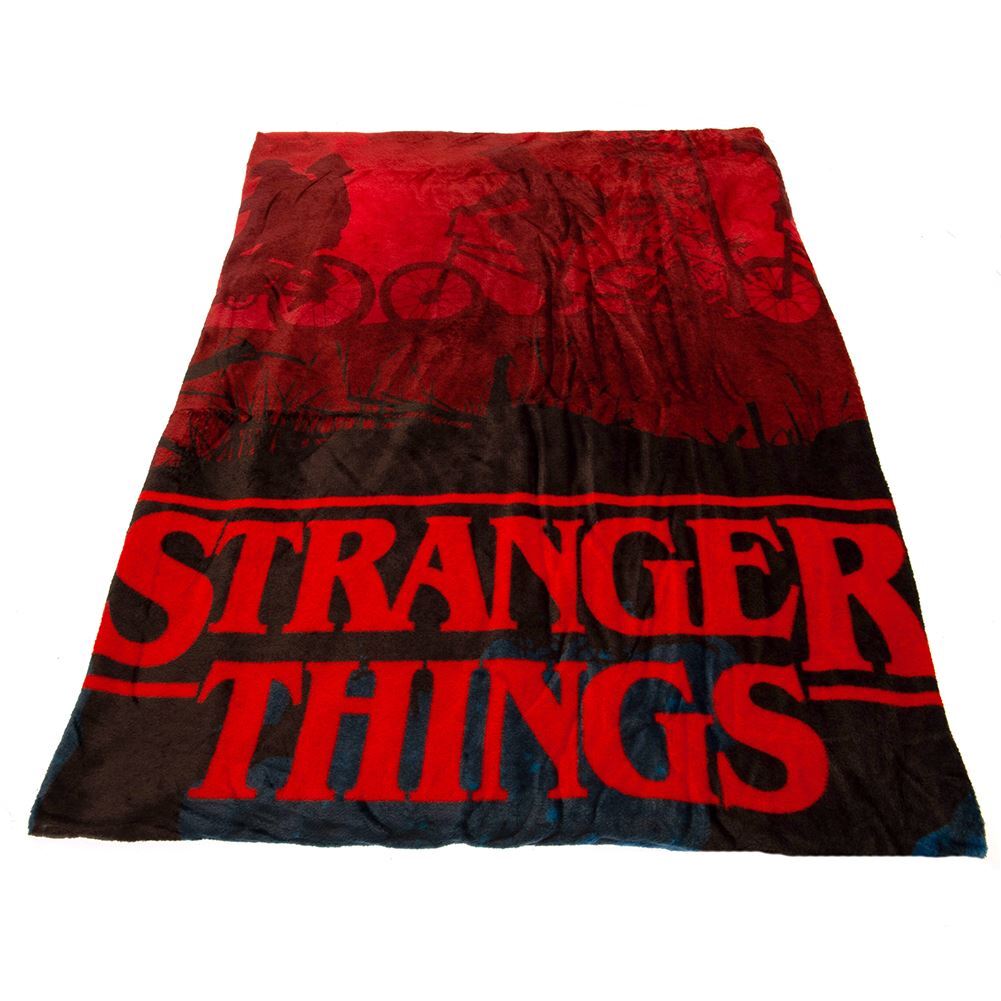 Stranger Things Premium Fleece Blanket Upside Down eBay