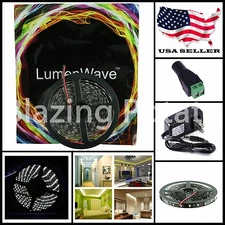 LW 5M 3528 SMD IP20 Flexible 300 LED Strip Lights Kit -Black PCB- White