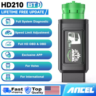 Heavy Duty Truck Tool Diesel Scanner OBD Speed Limit Adjustment Full System Kit