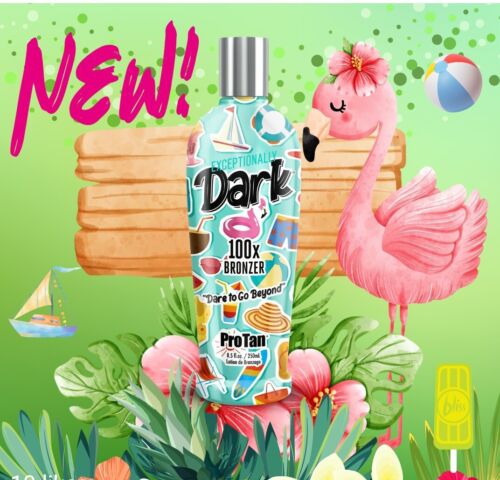 New By Pro Tan EXCEPTIONALLY DARK 100x Bronzing Sunbed Tanning Lotion Intro Deal - Picture 3 of 3