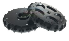 Coppia ruote posteriori piene con copertone ORIGINALE per robot AMBROGIO L30 