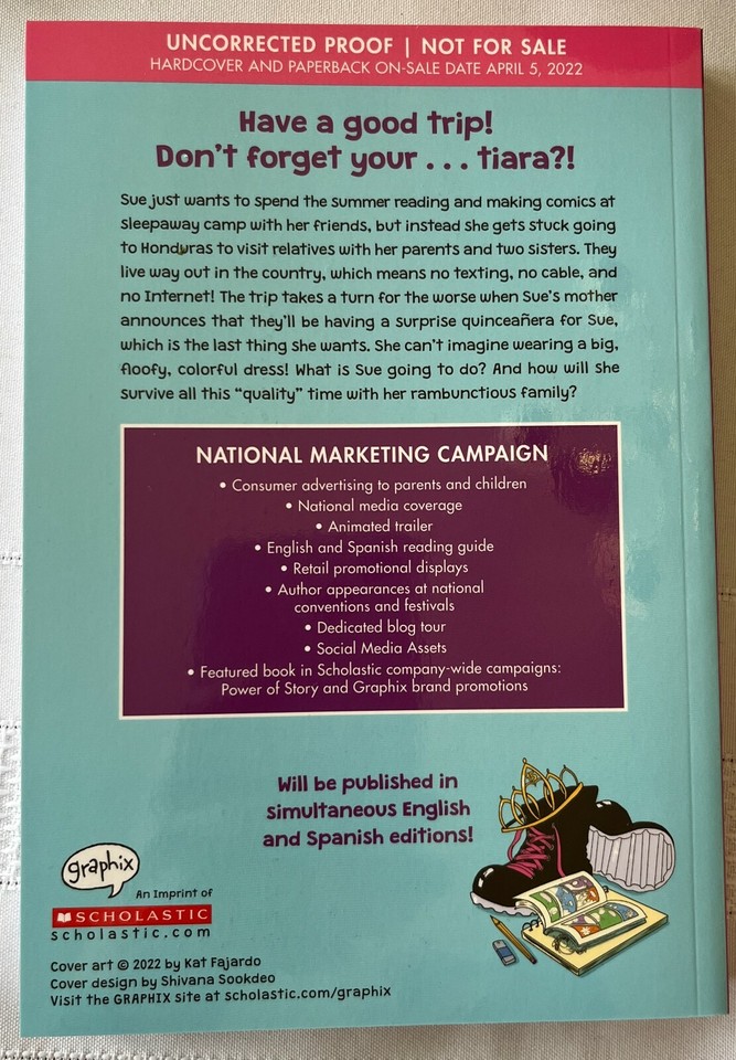 Miss Quinces by Kat Fajardo ARC Advanced Reader's Copy paperback | eBay