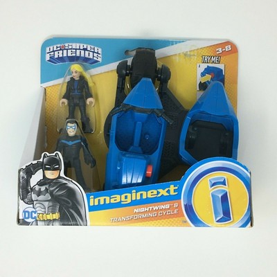 imaginext nightwing and transforming cycle