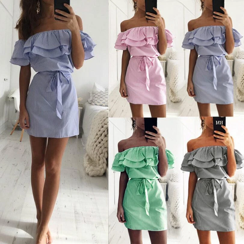 Ruffle top top dresses