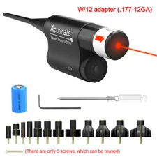 New Tactical Laser Bore Sight Kit for .177 to 12GA Caliber Red Dot Boresighter